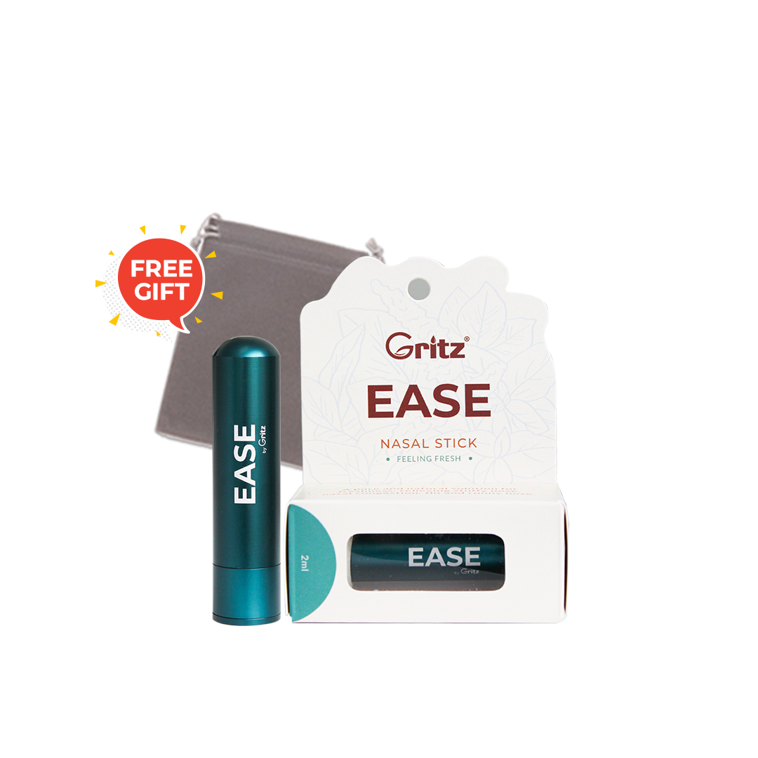 EASE Nasal Stick ease inhaler for quit smoking, nicotine-free relief, natural aromatherapy solution